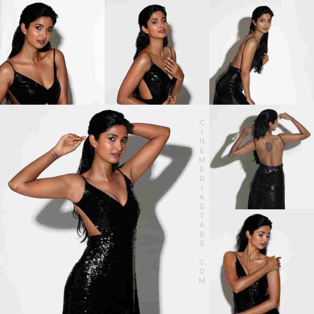 Keerthi Pandian is Glittering in this Black Sleeveless Outfit