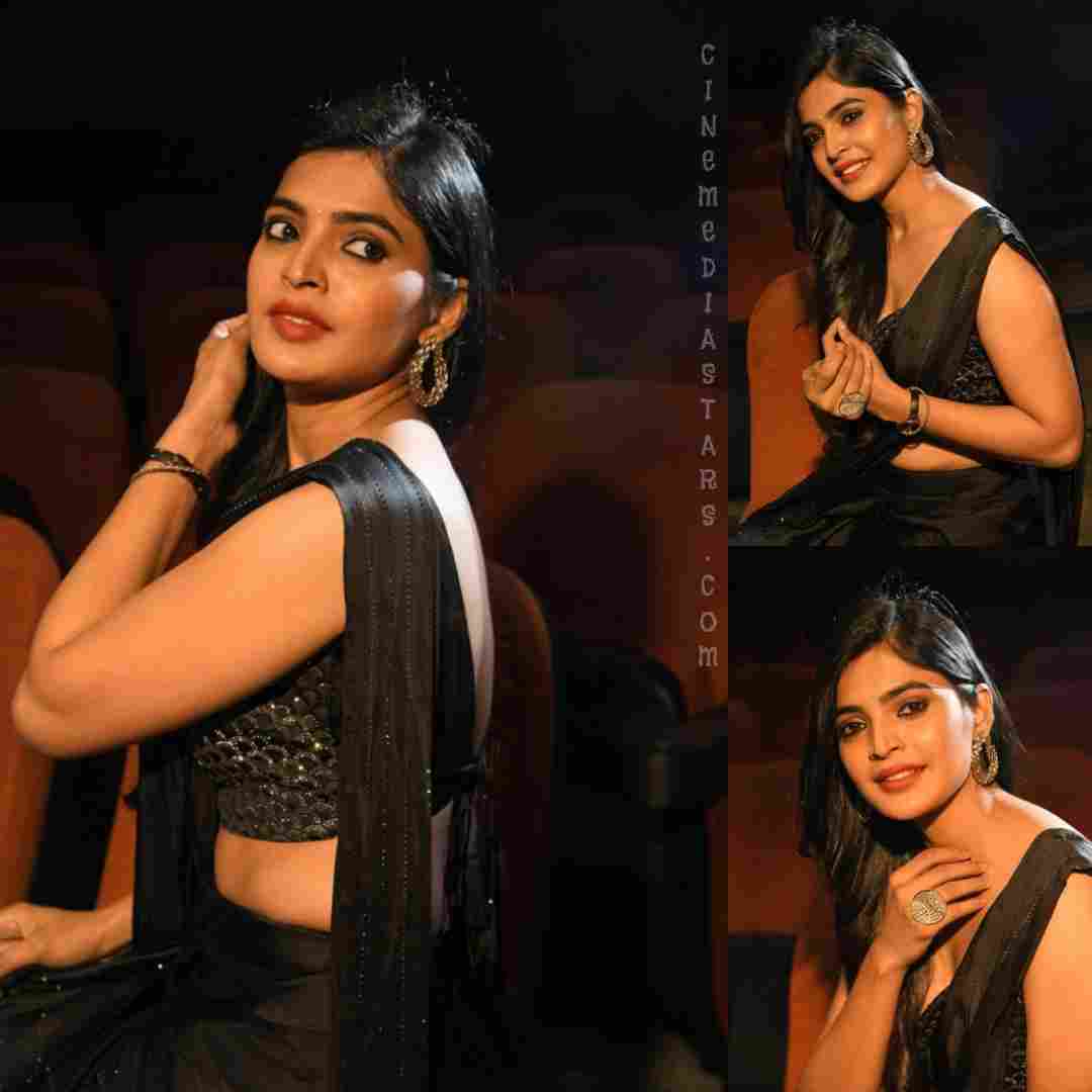 Actress Sanchita Shetty Blissful in Black outfit