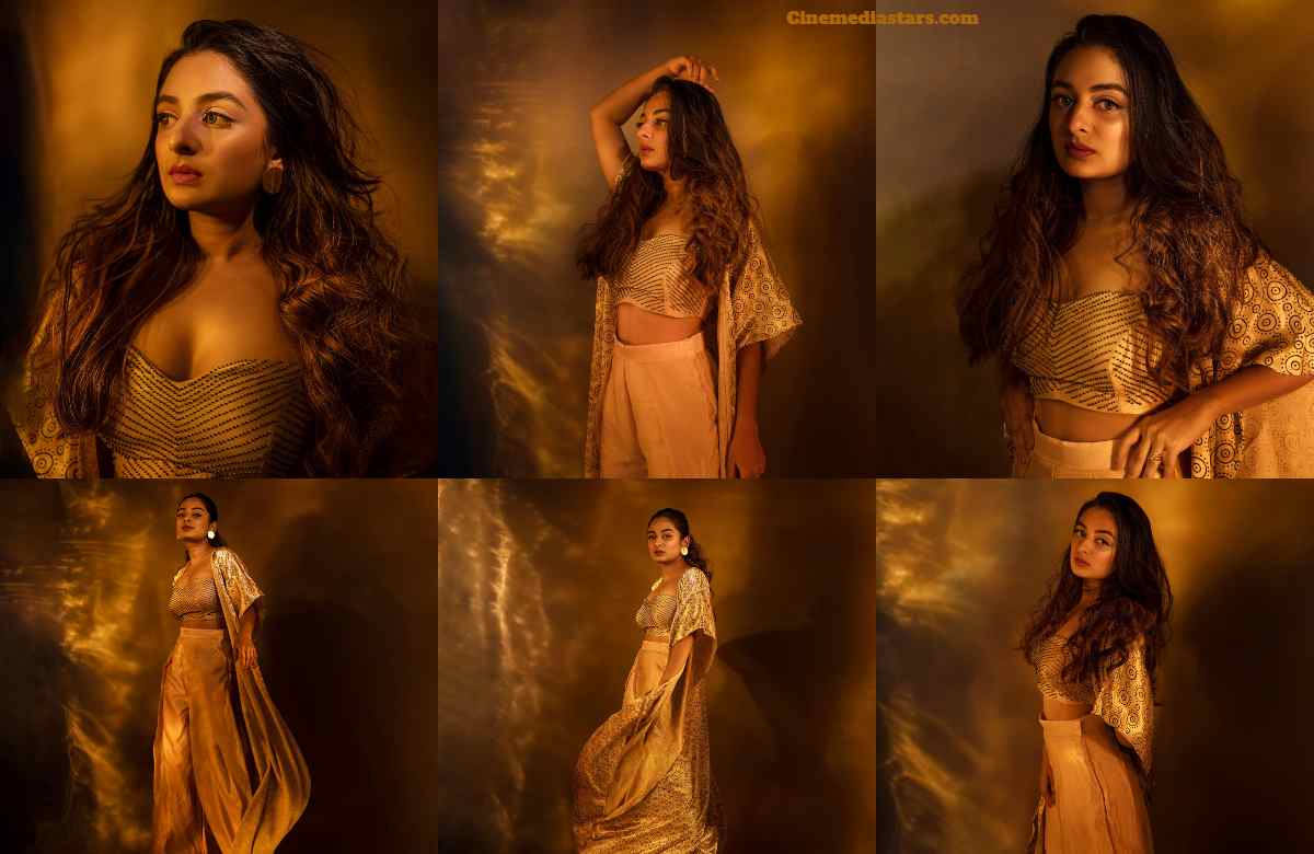Teen Actress Esther Anil is Glowing in the Golden Atmosphere Photoshoot