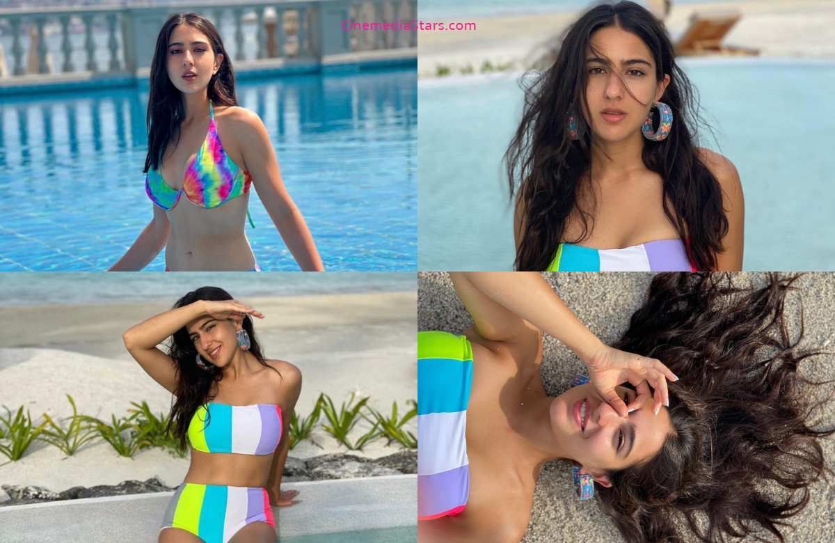 Sara Ali Khan stunning hot in floral bikini Pictures from her Turkey vacay