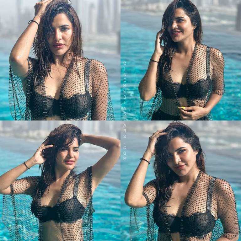 Sammu’s Doppelganger Actress Cum Model Ashu Reddy Gorgeous in Swimming Pool