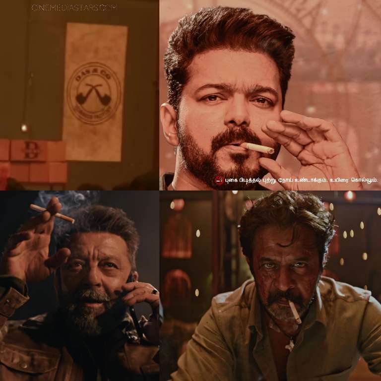 LEO Movie Character Intro Glimpses of Thalapathy Vijay Action King Arjun and Sanjay Dutt