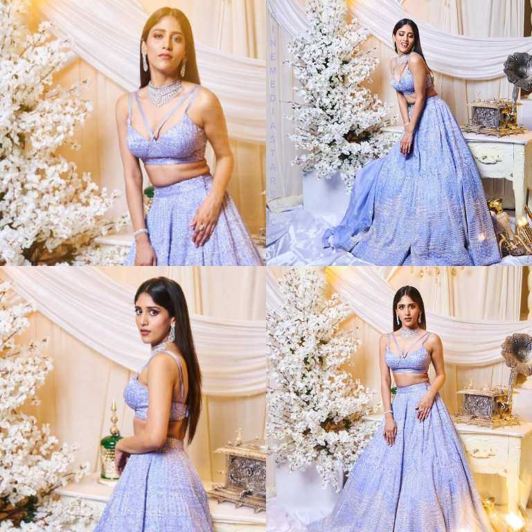 Chandini Chowdary stunning Glittering stills in teach for change 2023 event