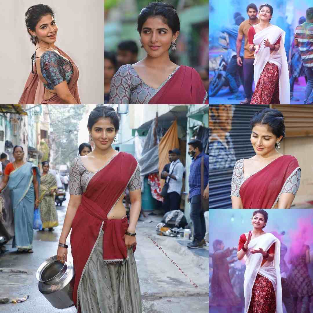 Iswarya Menon Stuns in Half Saree in Bhaje Vaayu Vegam | Cine Beauty