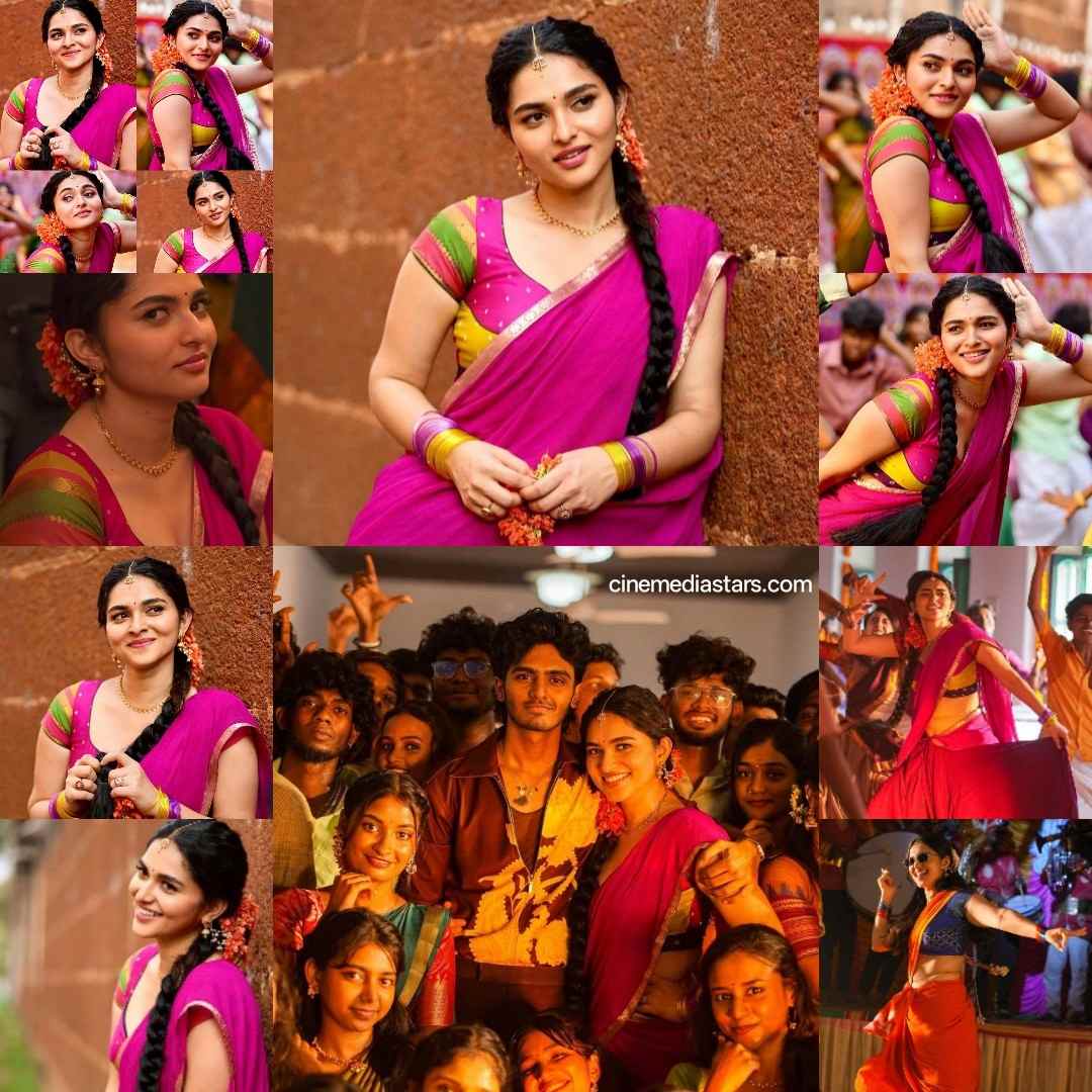 Kayadu Lohar Stuns Fans in Vibrant Traditional Look from Pavazha Malli Song